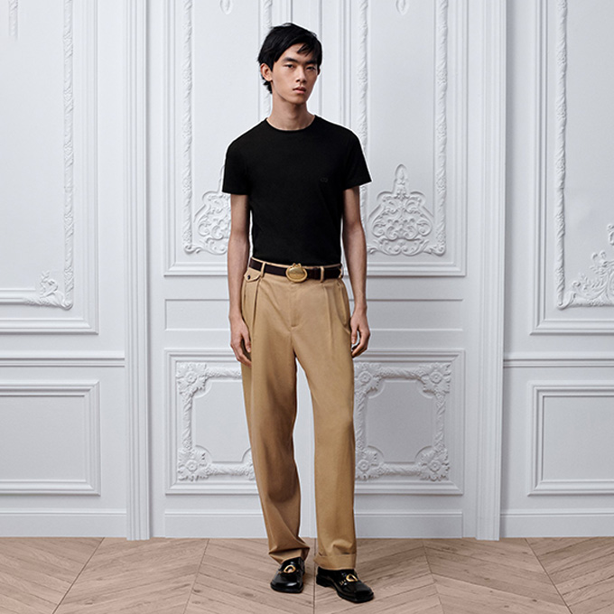 9a+ quality dior emblem embroidered short sleeve t-shirt